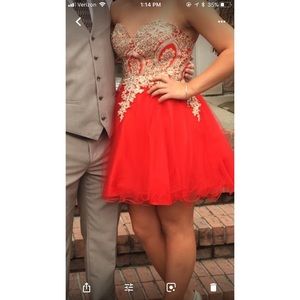 Red Homecoming dress